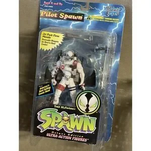 Toys | 1995 Mcfarlane Toys Spawn Pilot Spawn White Variant Deluxe ...